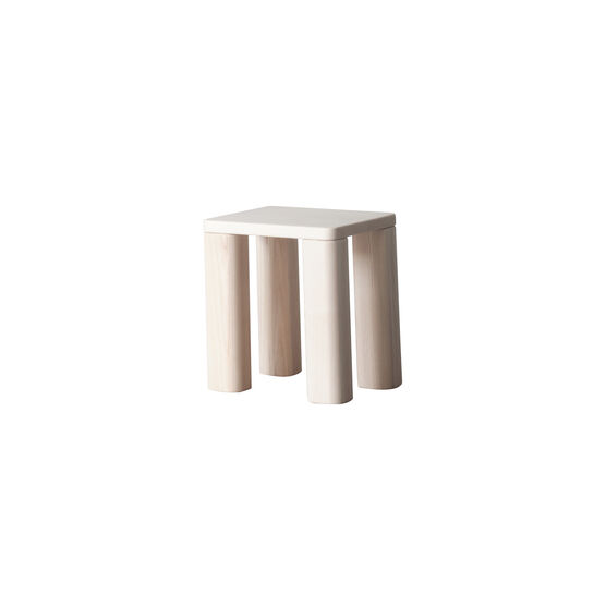 Corner Bar natural ash stool